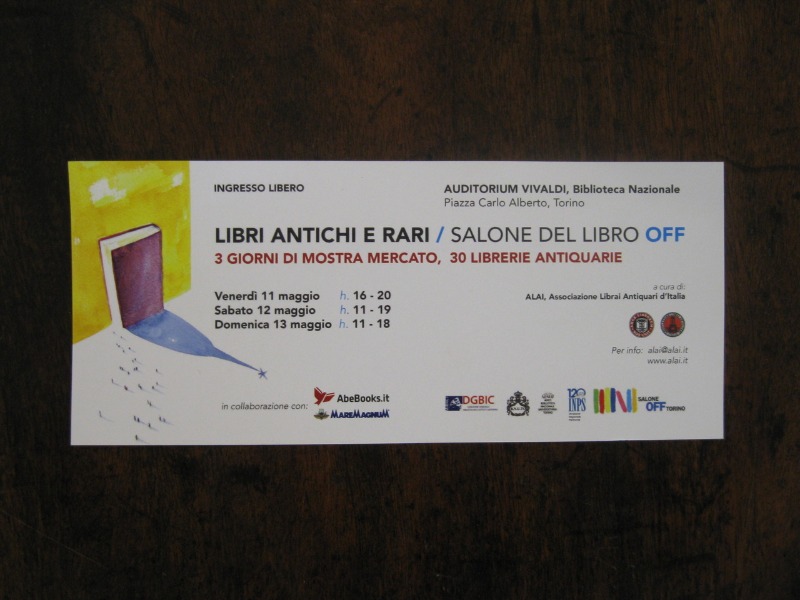 LIBRI ANTICHI E RARI / SALONE DEL LIBRO OFF