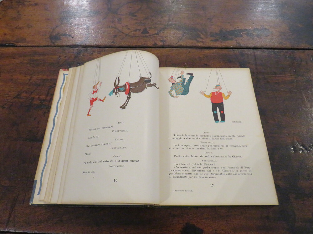 VINCENZO FRASCHETTI. Fortunello. Teatro delle Marionette. Fantasia Marionettistica in un Prologo e tre atti di Vincenzo Fraschetti.