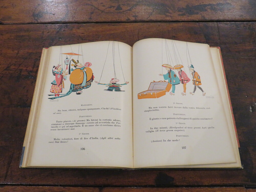 VINCENZO FRASCHETTI. Fortunello. Teatro delle Marionette. Fantasia Marionettistica in un Prologo e tre atti di Vincenzo Fraschetti.