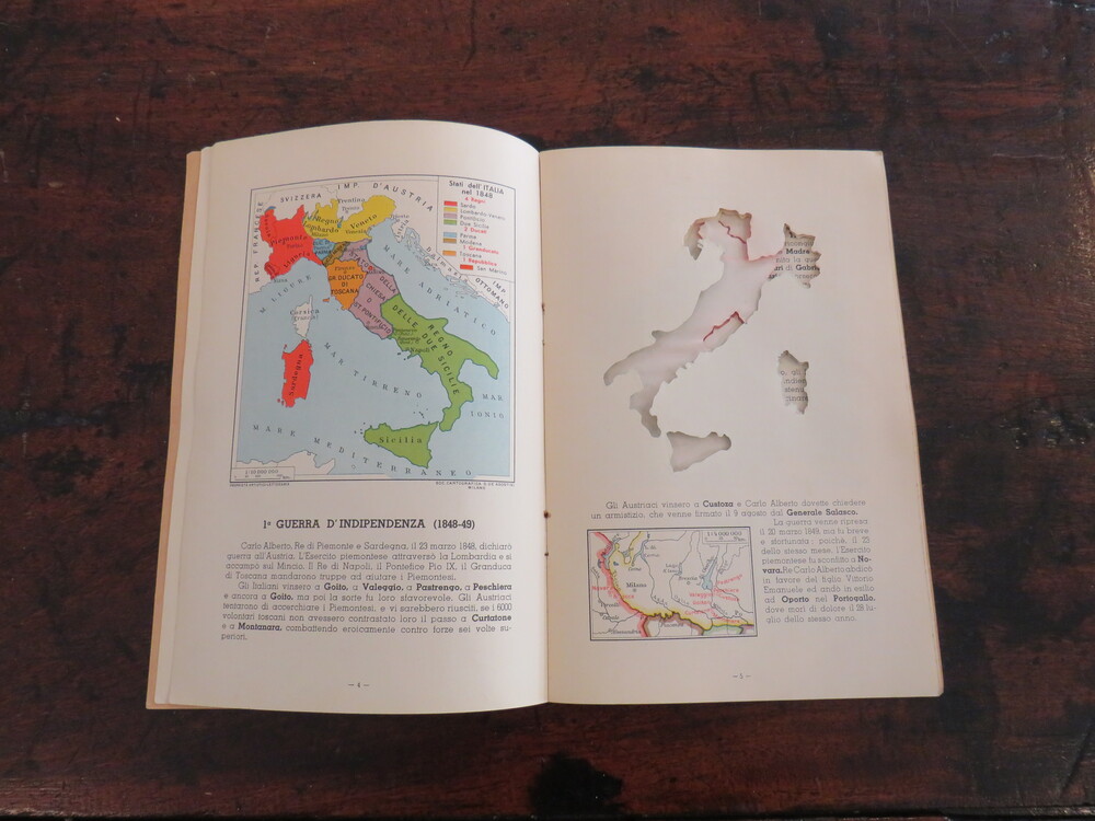 G. MALINVERNO. Atlantino storico della Indipendenza d’Italia.