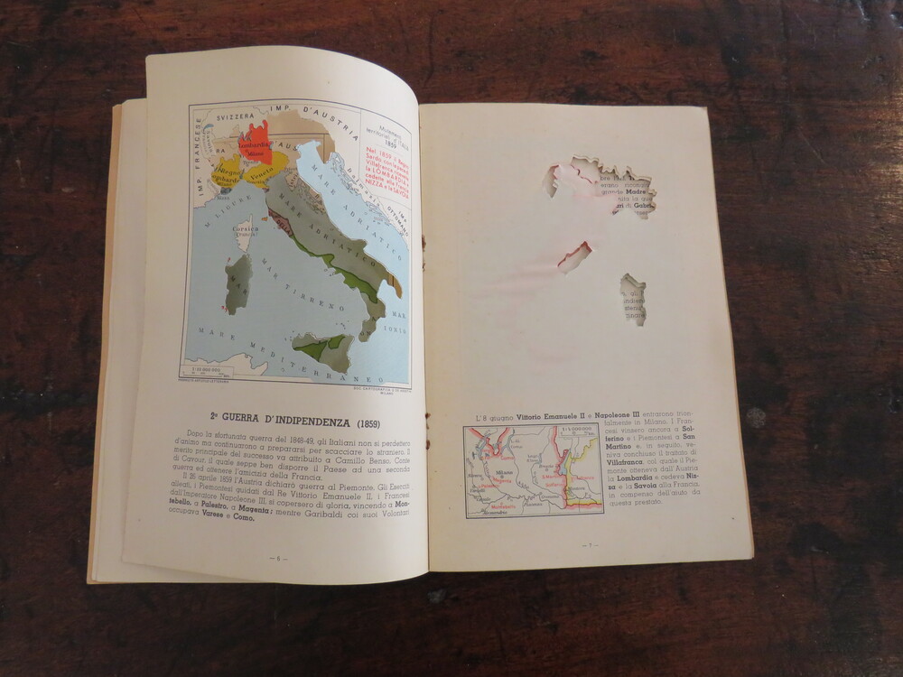 G. MALINVERNO. Atlantino storico della Indipendenza d’Italia.