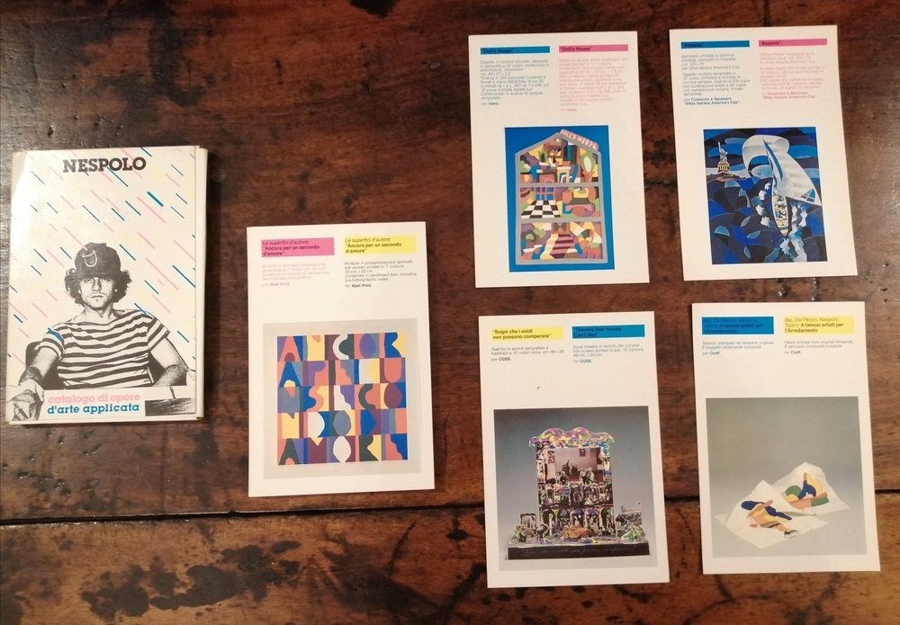 UGO NESPOLO. Catalogo di opere d’arte applicata