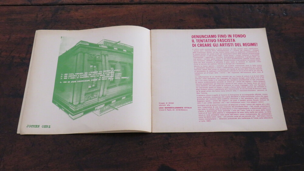 GIANNI BERTINI. Mec n. 2 Aprile 1971.