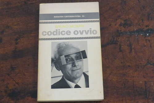 BRUNO MUNARI. Codice Ovvio.
