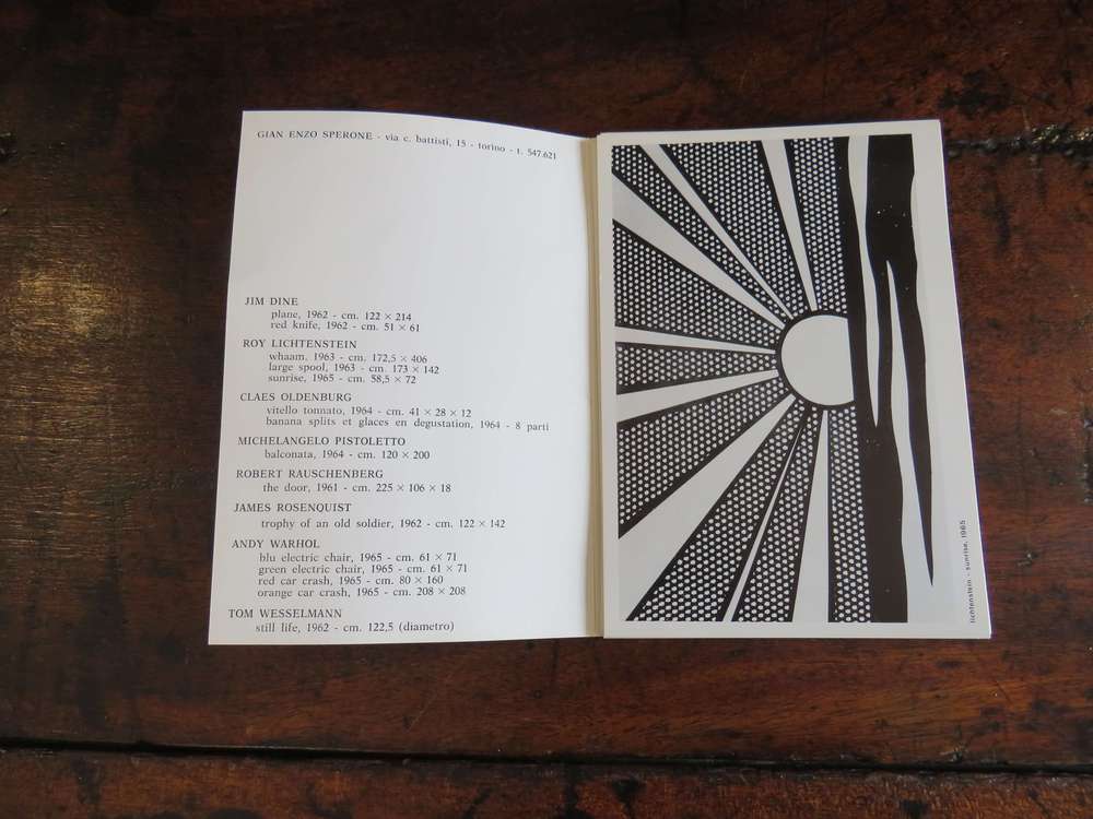 GIAN ENZO SPERONE. Pop: giugno/luglio 1965
