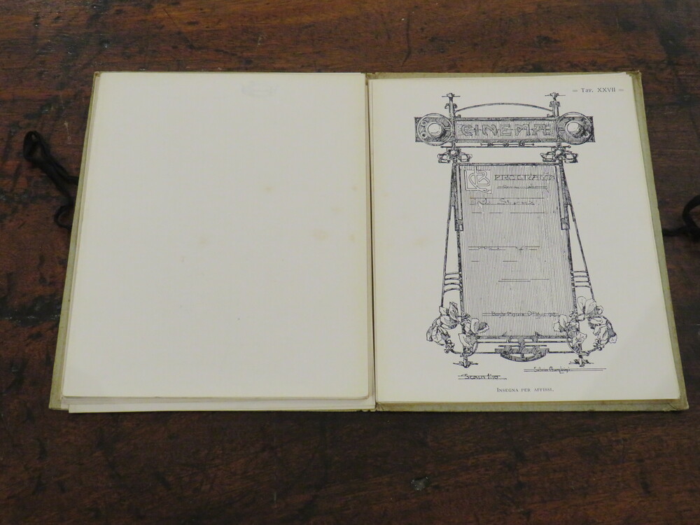 R. CARLUCCI. Il ferro battuto e il fabbro moderno. XL tavole disegnate dai migliori artisti italiani raccolte dal Prof. R. Carlucci.