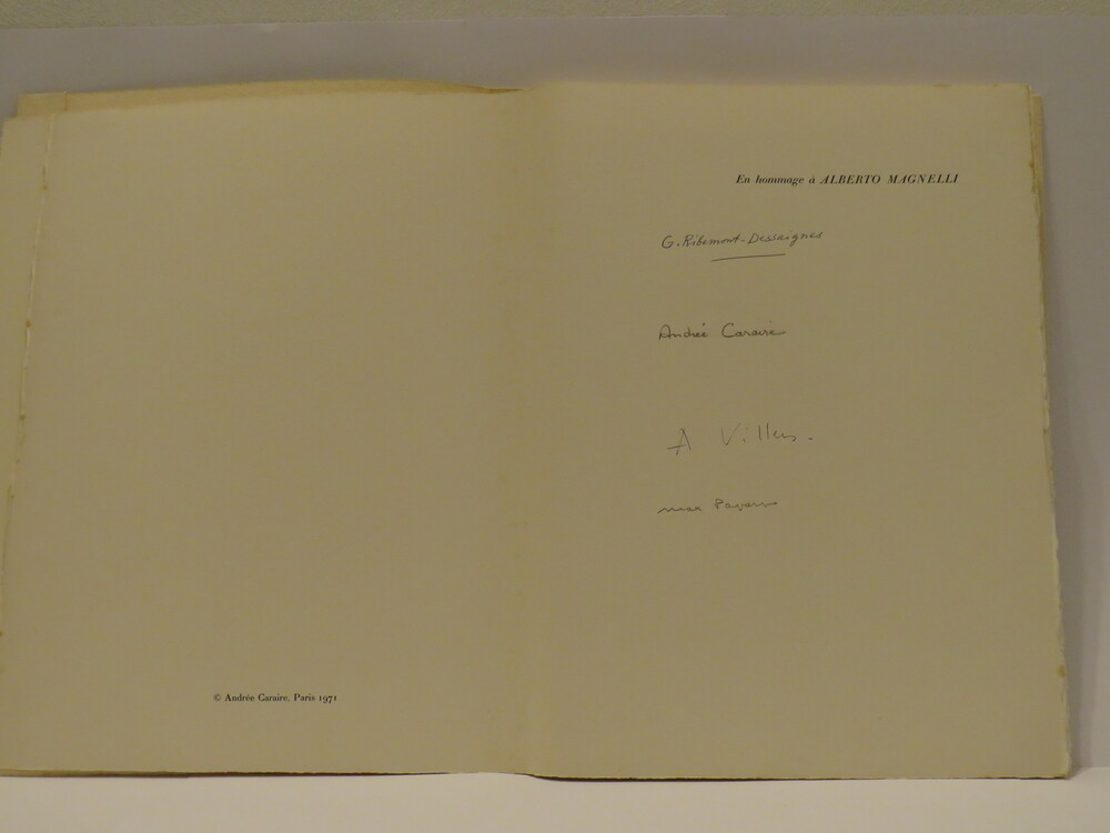 ANDRÉE CARAIRE. Telle la feuille et l’arbre.