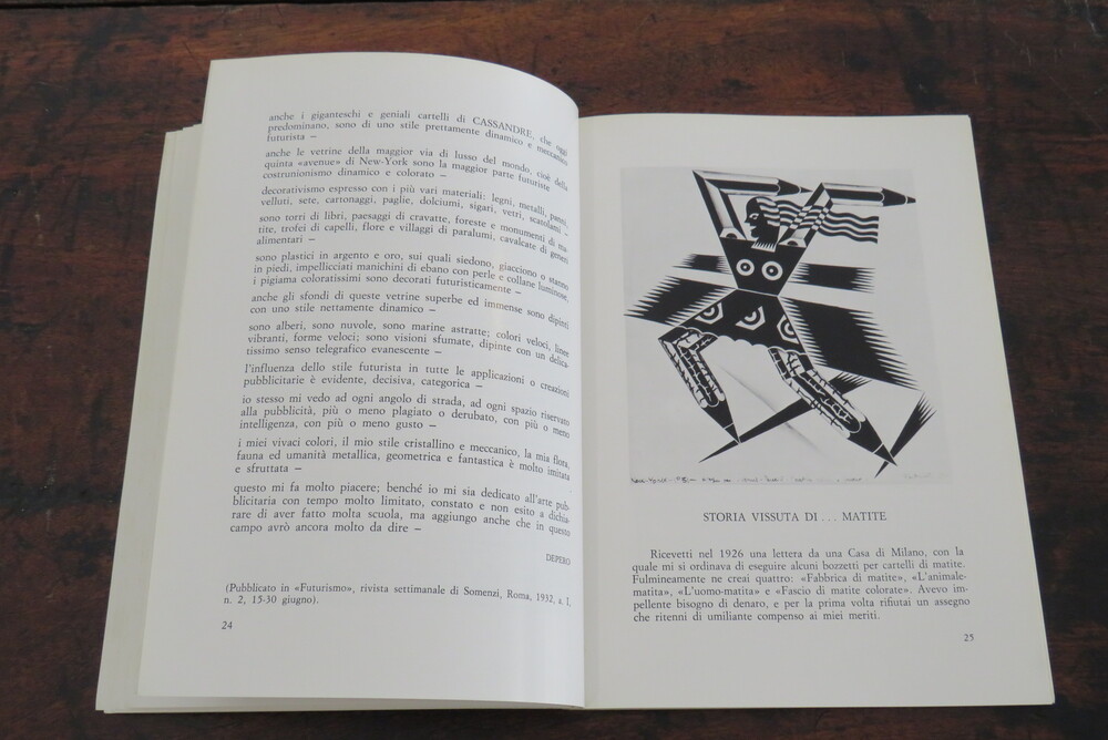 LUIGI SERRAVALLI, BRUNO PASSAMANI. Depero arte pubblicitaria.