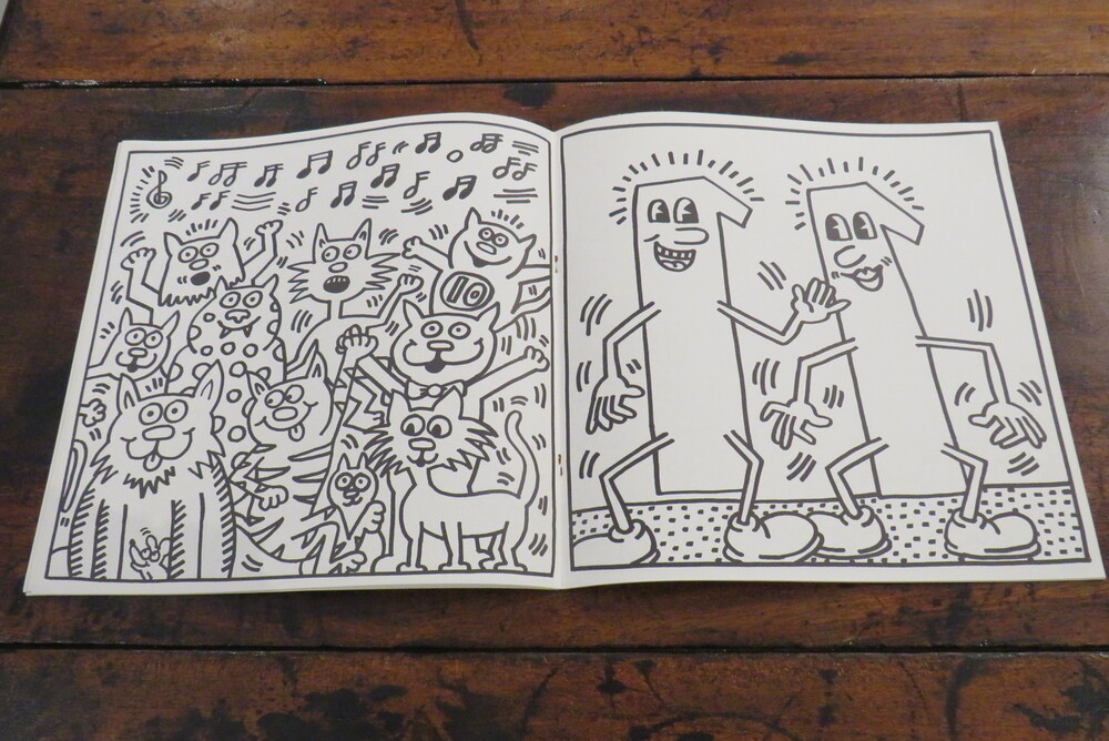 KEITH HARING. "Coloring Book".