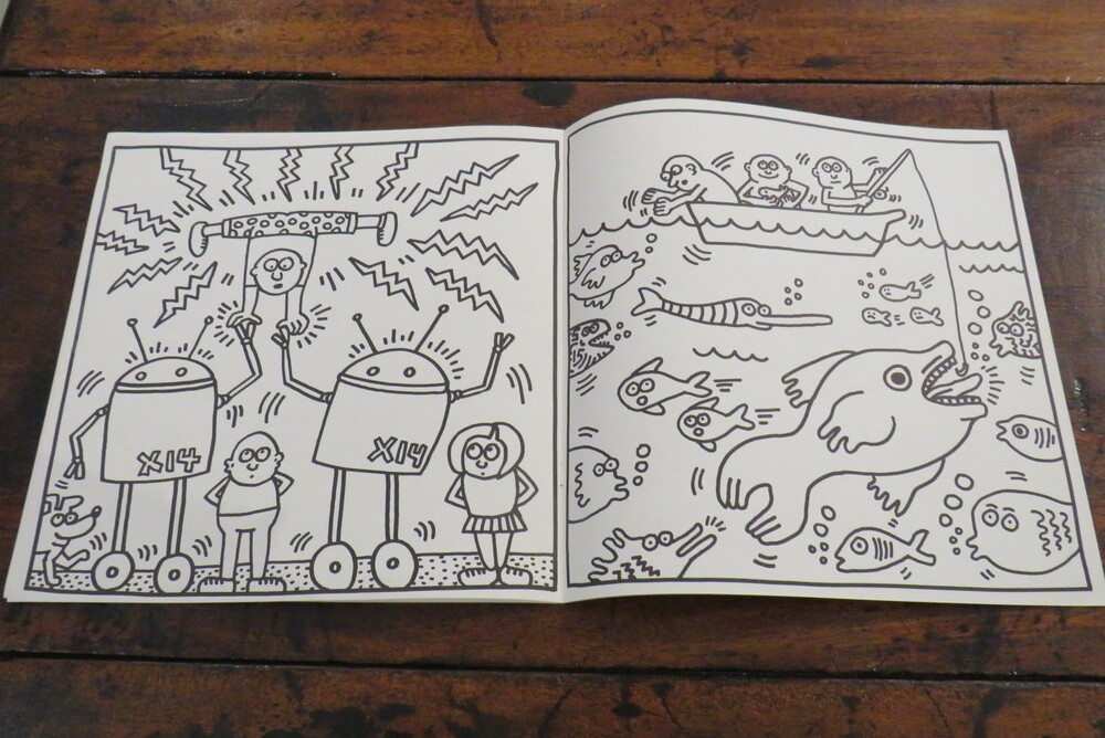 KEITH HARING. "Coloring Book".