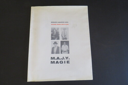 BERNARD LAMARCHE-VADEL. M.A.J.Y. MAGIE (Duchamp, Warhol, Beuys, Klein).