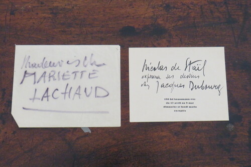 libri NICOLAS DE STAËL. Nicolas de Staël exposera ses dessins chez Jacques Dubourg.