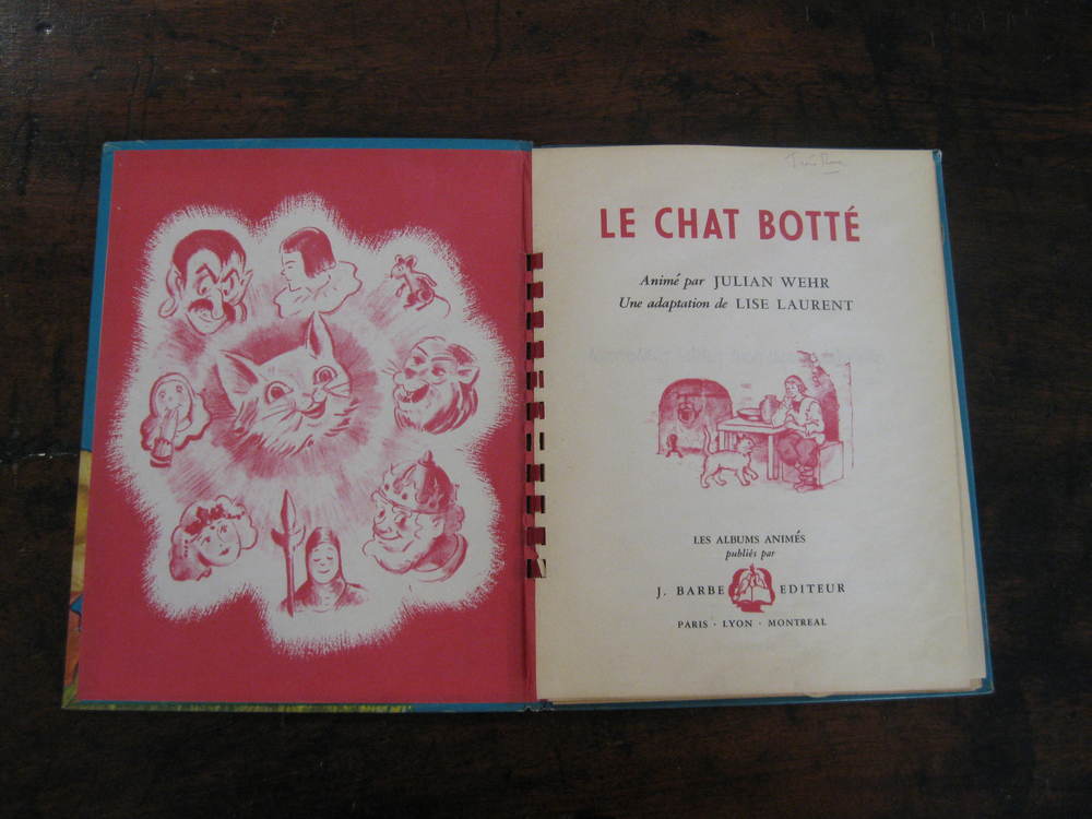 JULIAN WEHR. Le chat botté