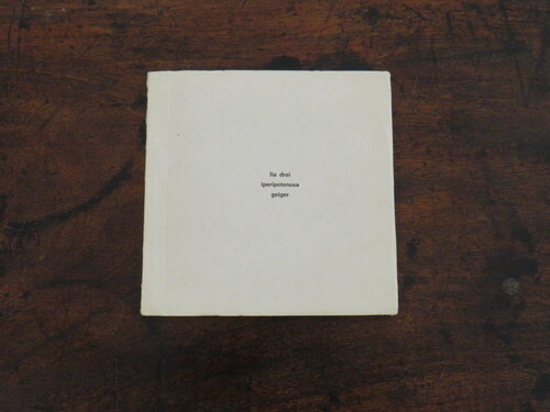 Libri d'artista LIA DREI. iperipotenusa.