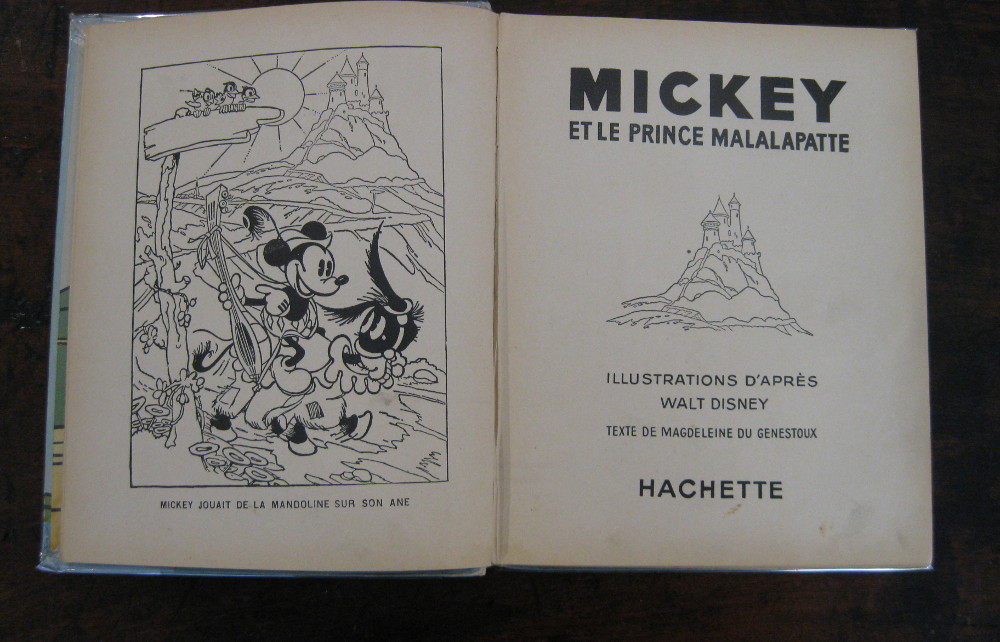 WALT DISNEY-SILLY SYMPHONIES. Mickey Mouse et le prince Malalapatte