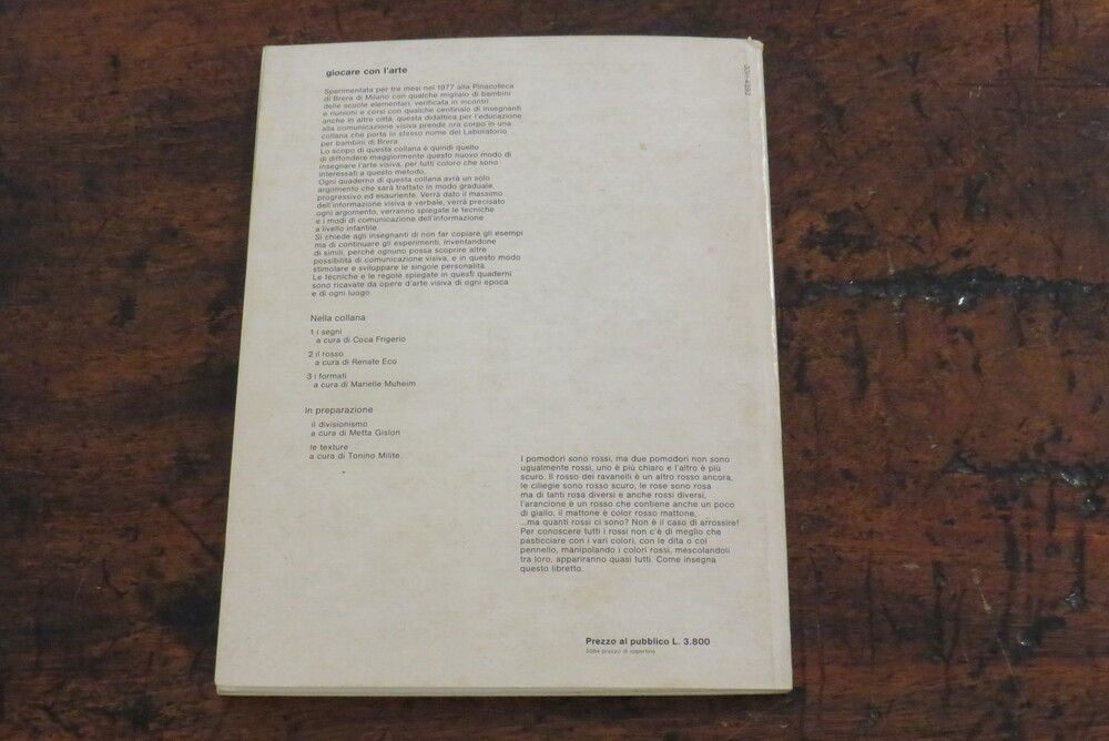 BRUNO MUNARI. il rosso.