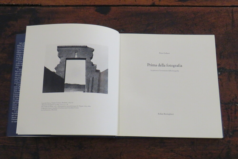 PETER GALASSI. Prima della fotografia. La pittura e l’invenzione della fotografia.