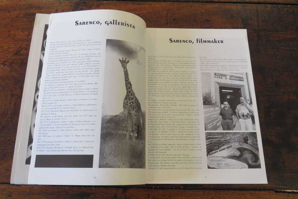SARENCO. POESIA VISIVA. Annali di Poesia Visiva, Poesia Concreta, Nuova Scrittura, Logomotives, Poesia Sonora, Poesia Totale. Fondati e diretti da Sarenco.