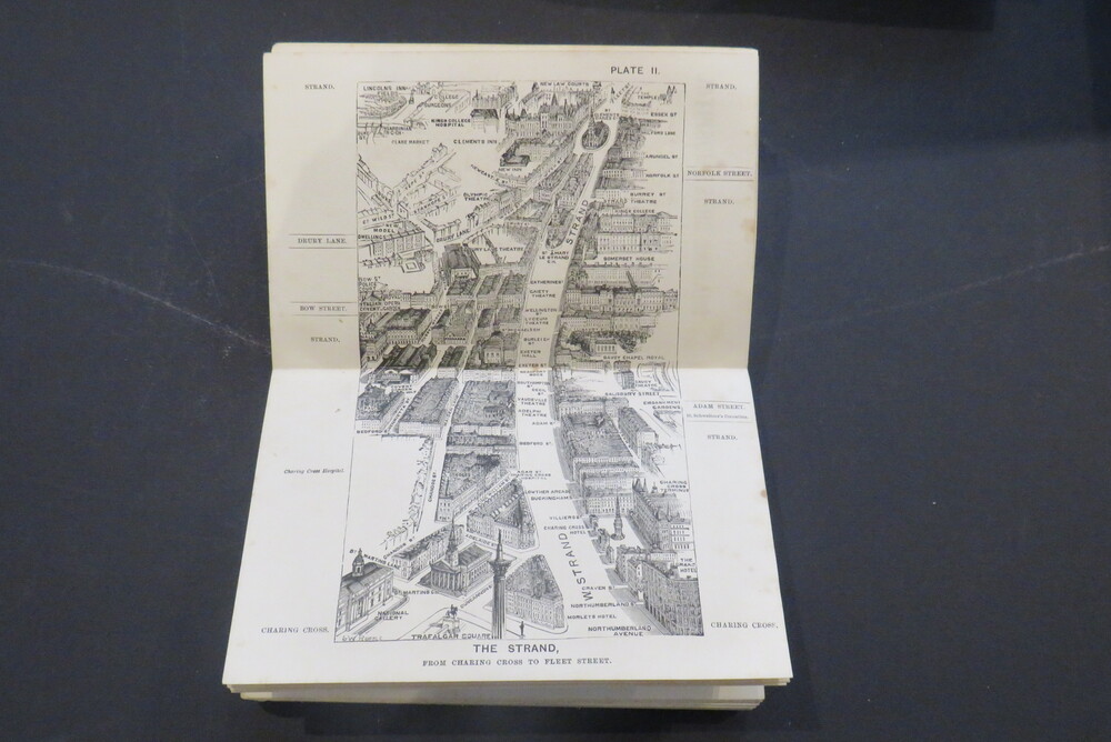 HERBERT FRY. London in 1887. Illustrated by 18 bird’s-eye views of the principal streets.