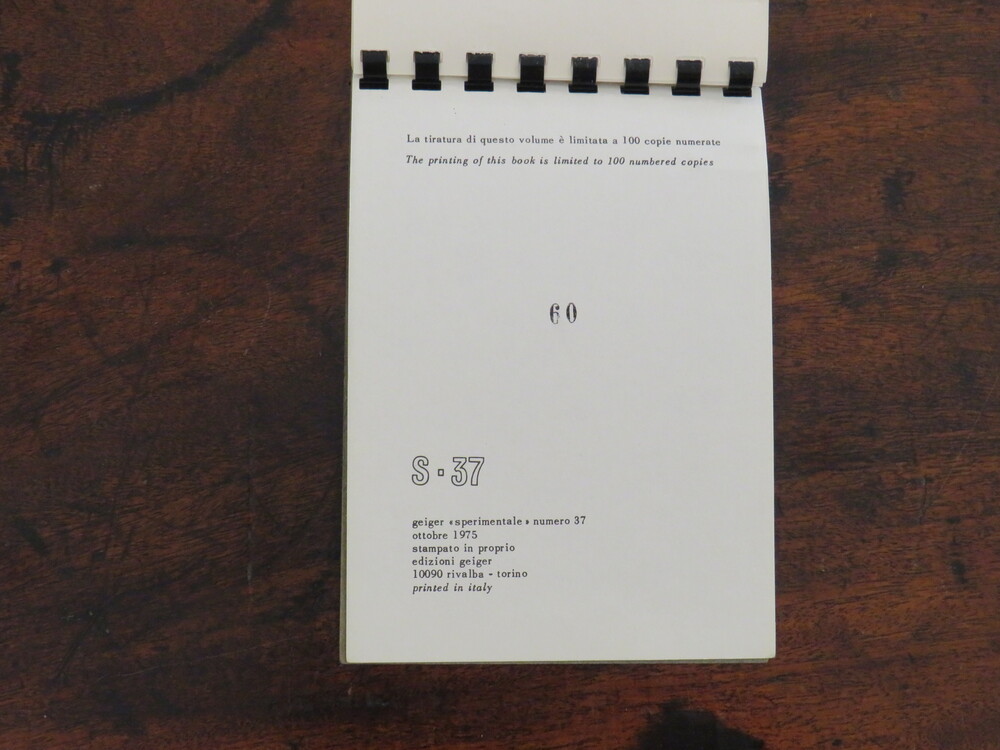 IRMA BLANK. irma blank block-notes geiger.